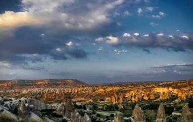 the cave dwellings of Cappadocia in Turkey