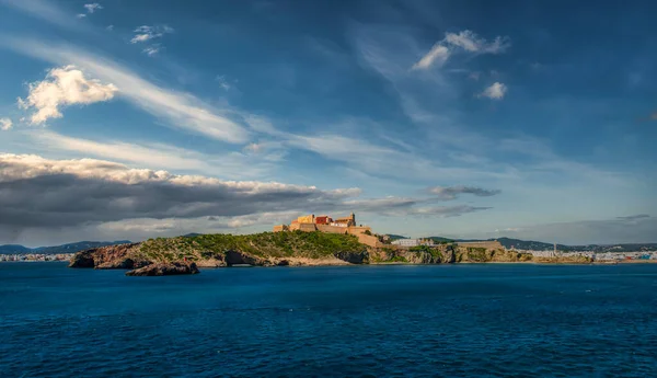 Castelo Ibiza Penhasco Ilhas Baleares Espanha — Fotografia de Stock