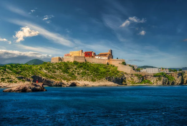 Castelo Ibiza Penhasco Ilhas Baleares Espanha — Fotografia de Stock