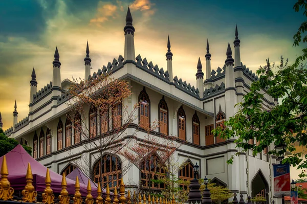 Moschea Del Sultano Nella Città Singapore — Foto Stock