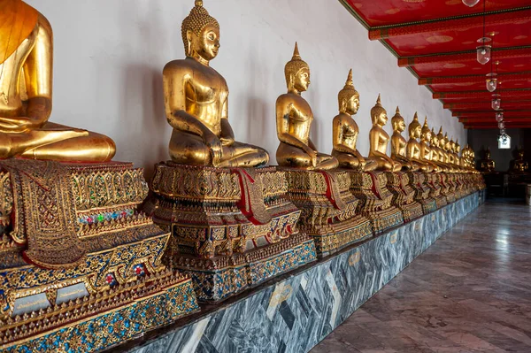 Wat Pho Bangkok Thaiföld Ban Fekvő Buddha Temploma — Stock Fotó