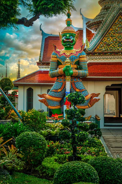 Temple Dawn Bangkokban Thaiföld — Stock Fotó