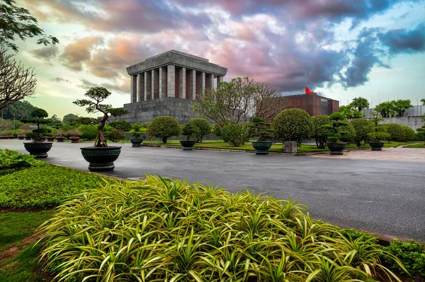 Chi Minh Mausoleo Composto Hanoi Vietnam — Foto Stock