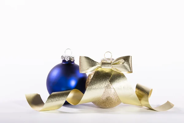 Christmas Ornaments on a White Background — Stock Photo, Image