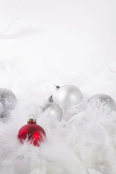 Jul ornamets på vit bakgrund — Stockfoto