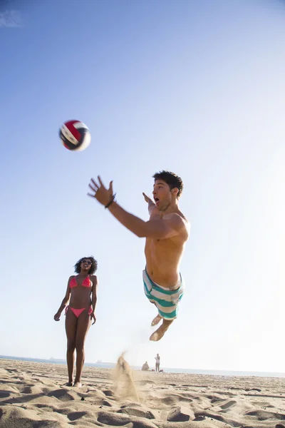 Volleyball on the Beach — Stock Photo, Image