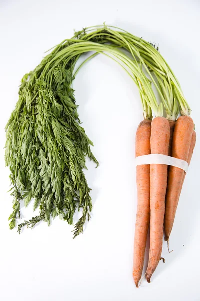 Carrots on a White Background — Stock Photo, Image