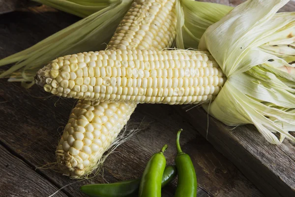 Vegetables on a Wooden Table — Stock Photo, Image