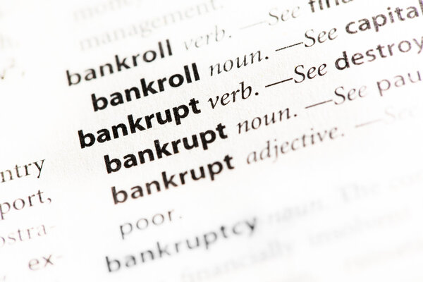 "Bankrupt" Definition