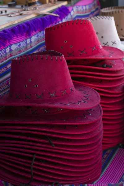 Dámské kovbojské klobouky — Stock fotografie