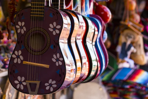 Hand painted guitars — Stock Photo, Image