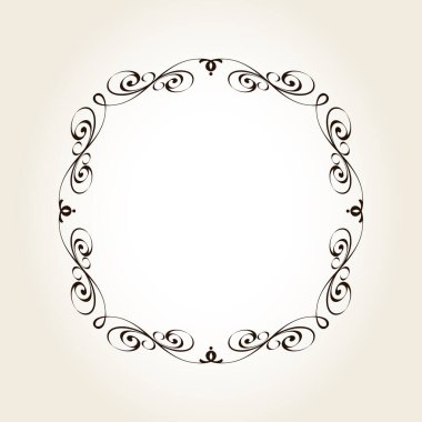 Projeleriniz için zarif kare vektör çerçevesi.