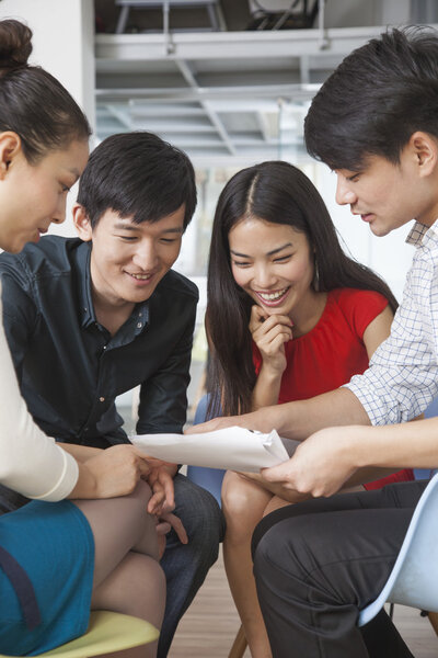 Colleagues in Creative Meeting