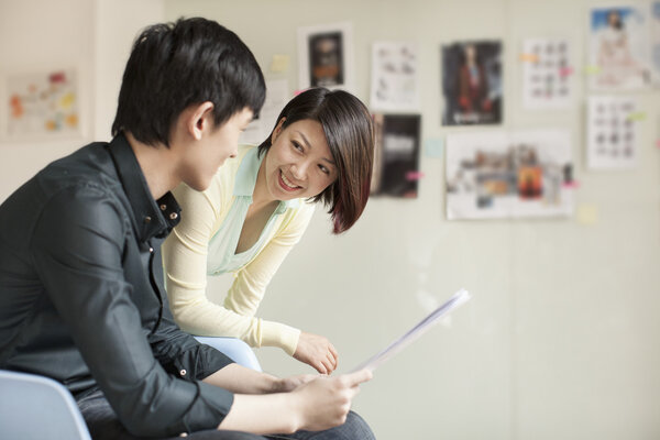 Business People Working in Creative Office