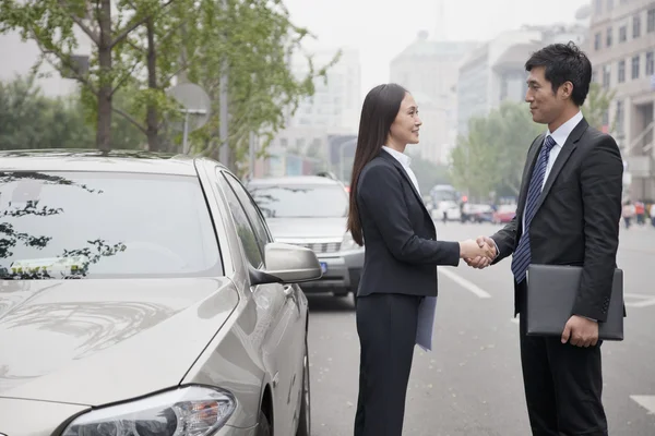 Business People Shaking Hands — Stock Photo, Image