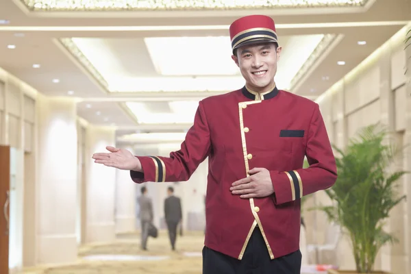 Portrait of Bellhop — Stock Photo, Image