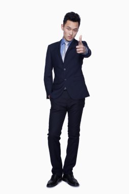 iş adamı eliyle silah yapma