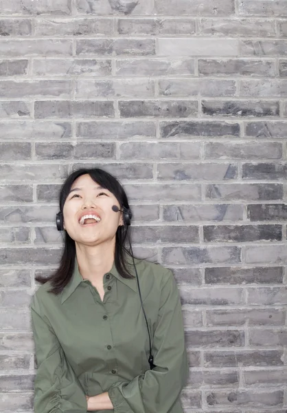 Young Woman Laughing — Stock Photo, Image