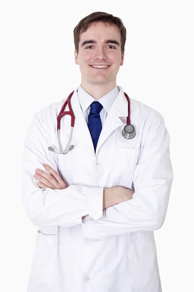 Veterinarian, studio shot — Stock Photo, Image