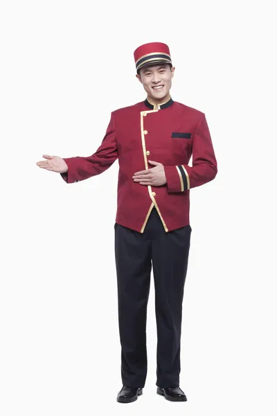 Portrait of Bellhop — Stock Photo, Image