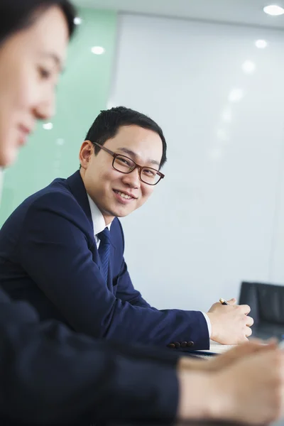 Businessman in a Conference Room — Stock Photo, Image