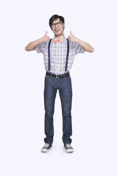 Man Giving the Thumbs Up — Stock Photo, Image