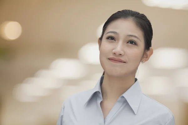 Young smiling businesswoman — Stock Photo, Image