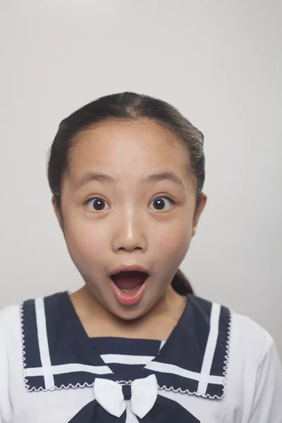 Menina gritando — Fotografia de Stock