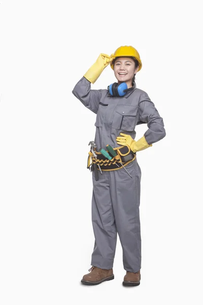 Female construction worker — Stock Photo, Image