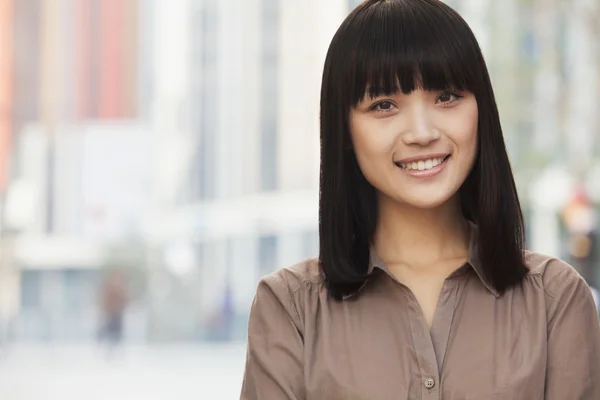 Young Woman Outdoors — Stock Photo, Image