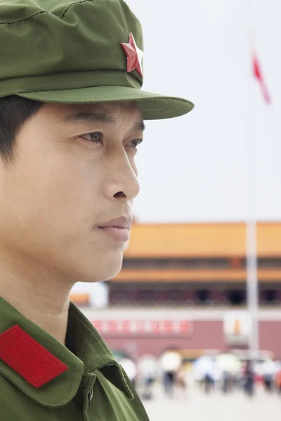 Kinesiska kommunist soldat — Stockfoto