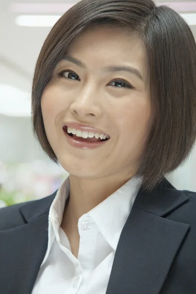 Smiling Young Businesswoman — Stock Photo, Image