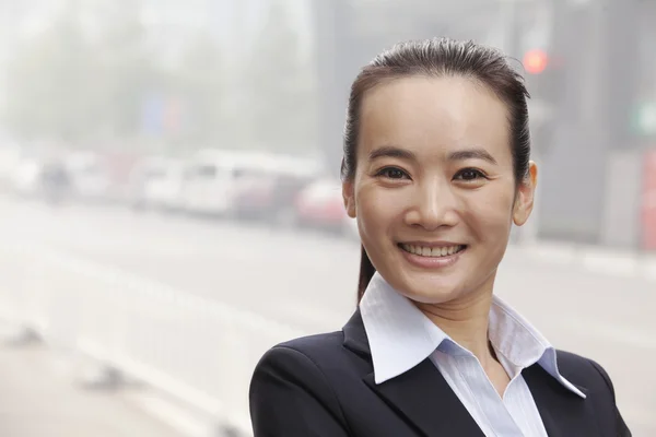 Businesswoman Looking At Camera — Stock Photo, Image