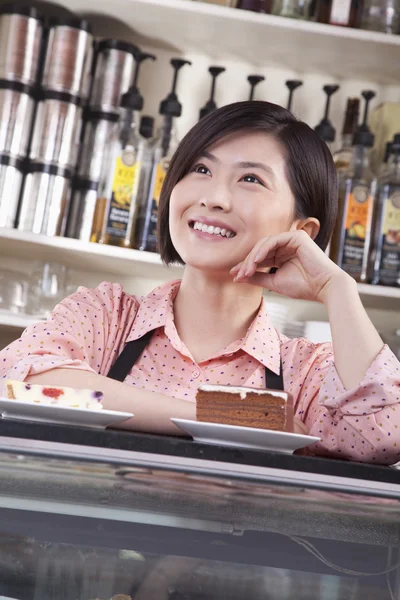 Barista in coffee shop — Stock Photo, Image