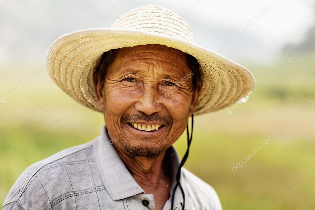 Smiling farmer