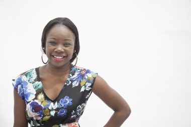 kadın elle kalça Afrika geleneksel giyim