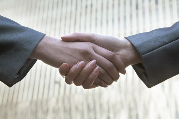 Business people shaking hands — Stock Photo, Image