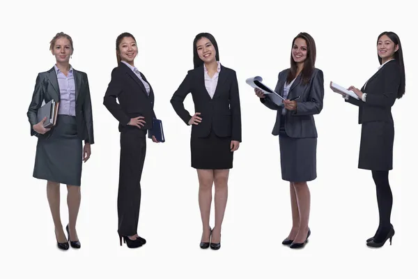 Donne d'affari sorridenti — Foto Stock