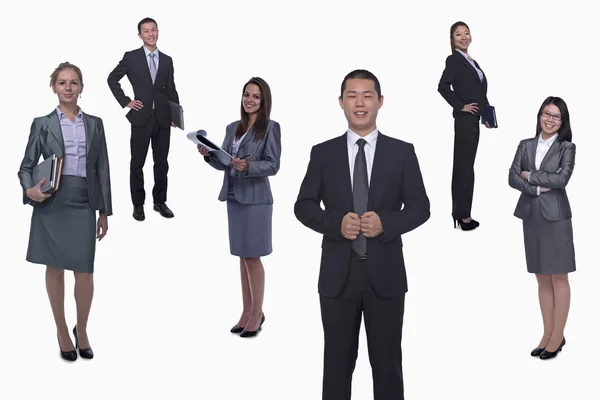 Gente de negocios sonriente — Foto de Stock