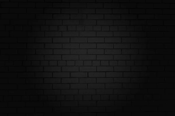 Photo Modern Brick Wall Painted Black — ストック写真
