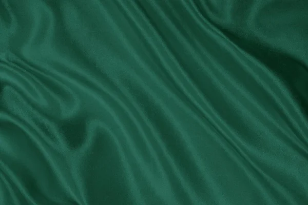 Joyful Green Silk Fabric Background Photographed — Stock Photo, Image