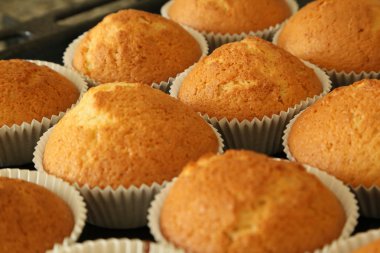 muffins met vanille smaak