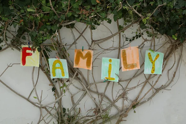 Word "FAMILY" — Stock Photo, Image