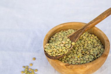 kurutulmuş yeşil mercimek