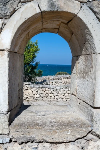 Starożytne ruiny tauric chersonese — Zdjęcie stockowe