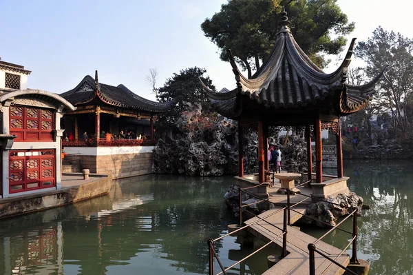 Klassische Gärten von Suzhou Stockbild