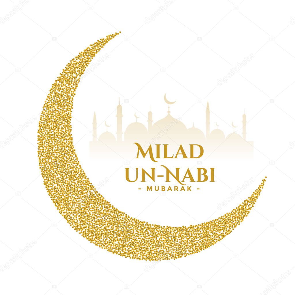 Muslim eid milad un nabi festival greeting