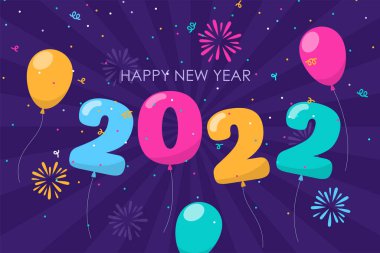 2022 yeni yıl bayrağı