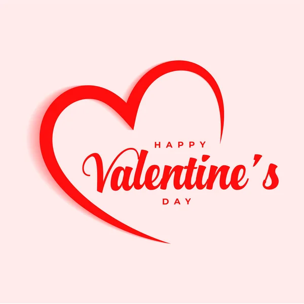 Щасливий Дизайн Святкування Дня Святого Валентина — стоковий вектор