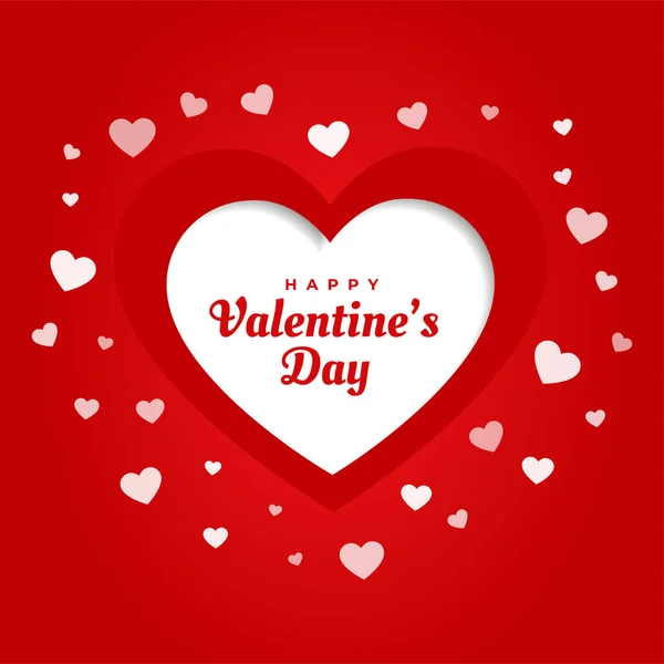 Happy Valentines Day Celebration Design — Stock Vector